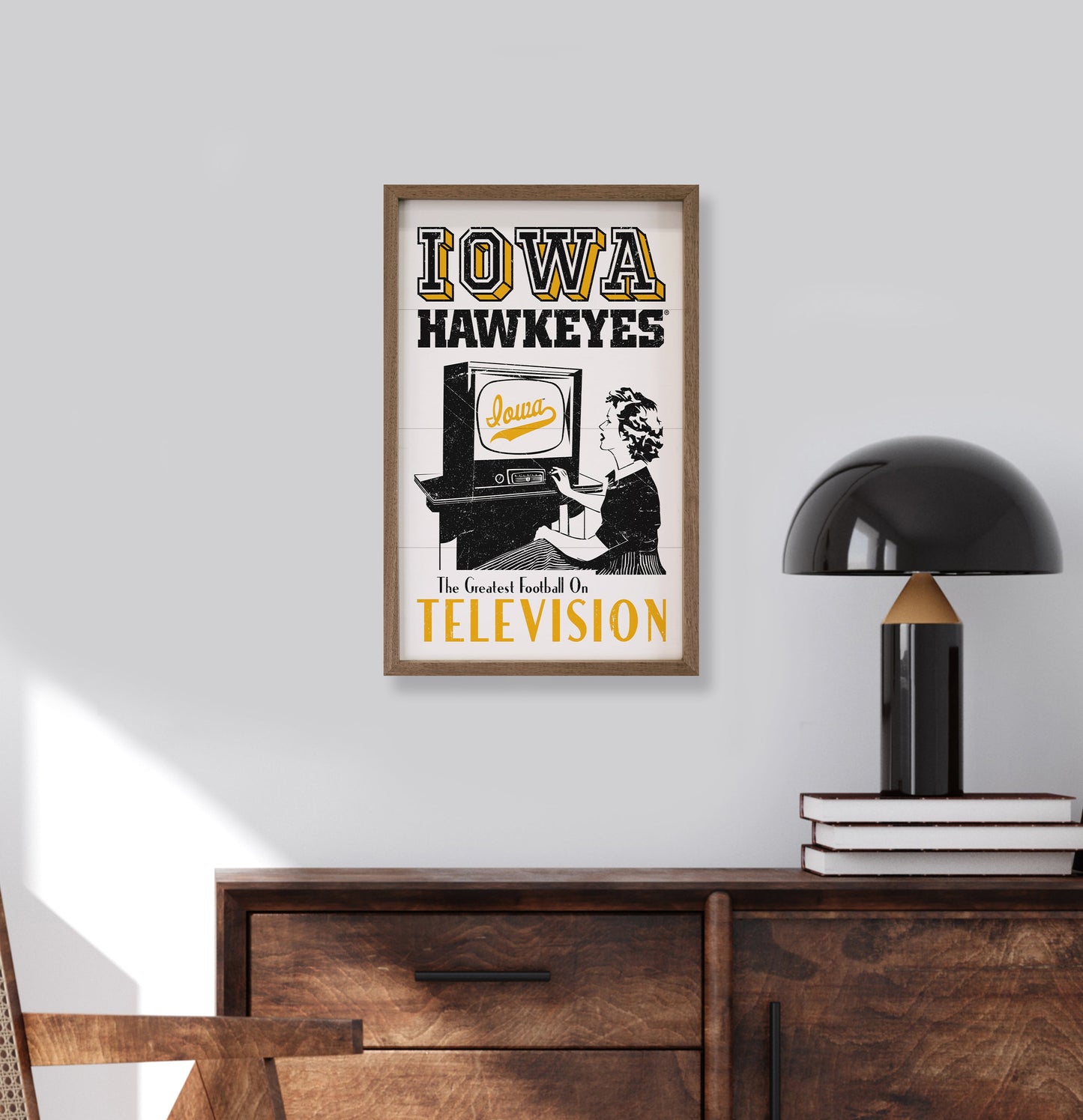 Iowa The Greatest Football 10x16 / White