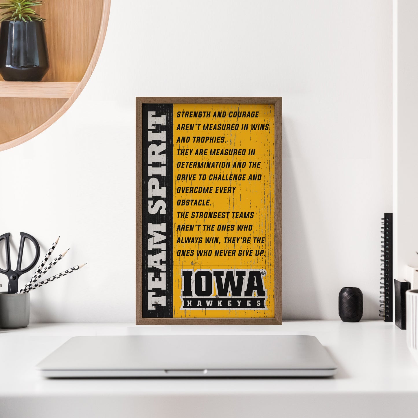 Team Spirit Iowa 10x16 / Gold