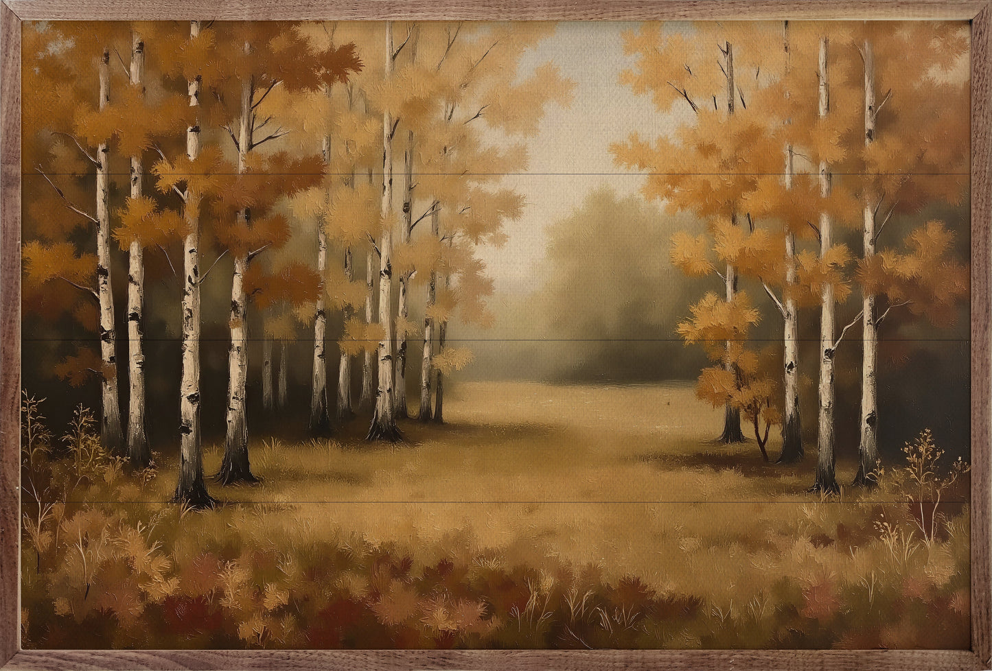 Autumn’s Birch Forest