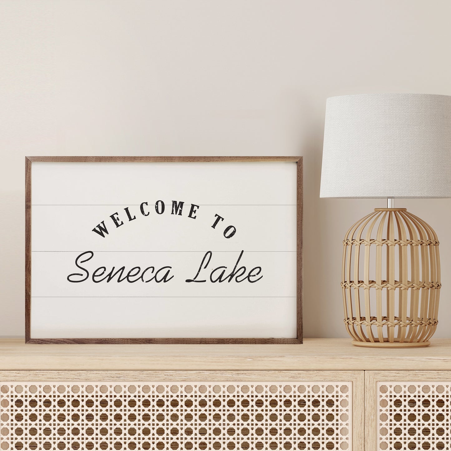 Welcome To Arch | Personalized Wood Sign