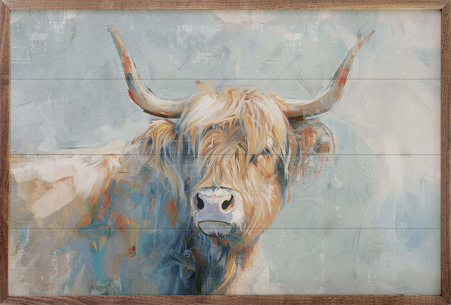 Whimsical Highland Cow 2 By Nina Blue