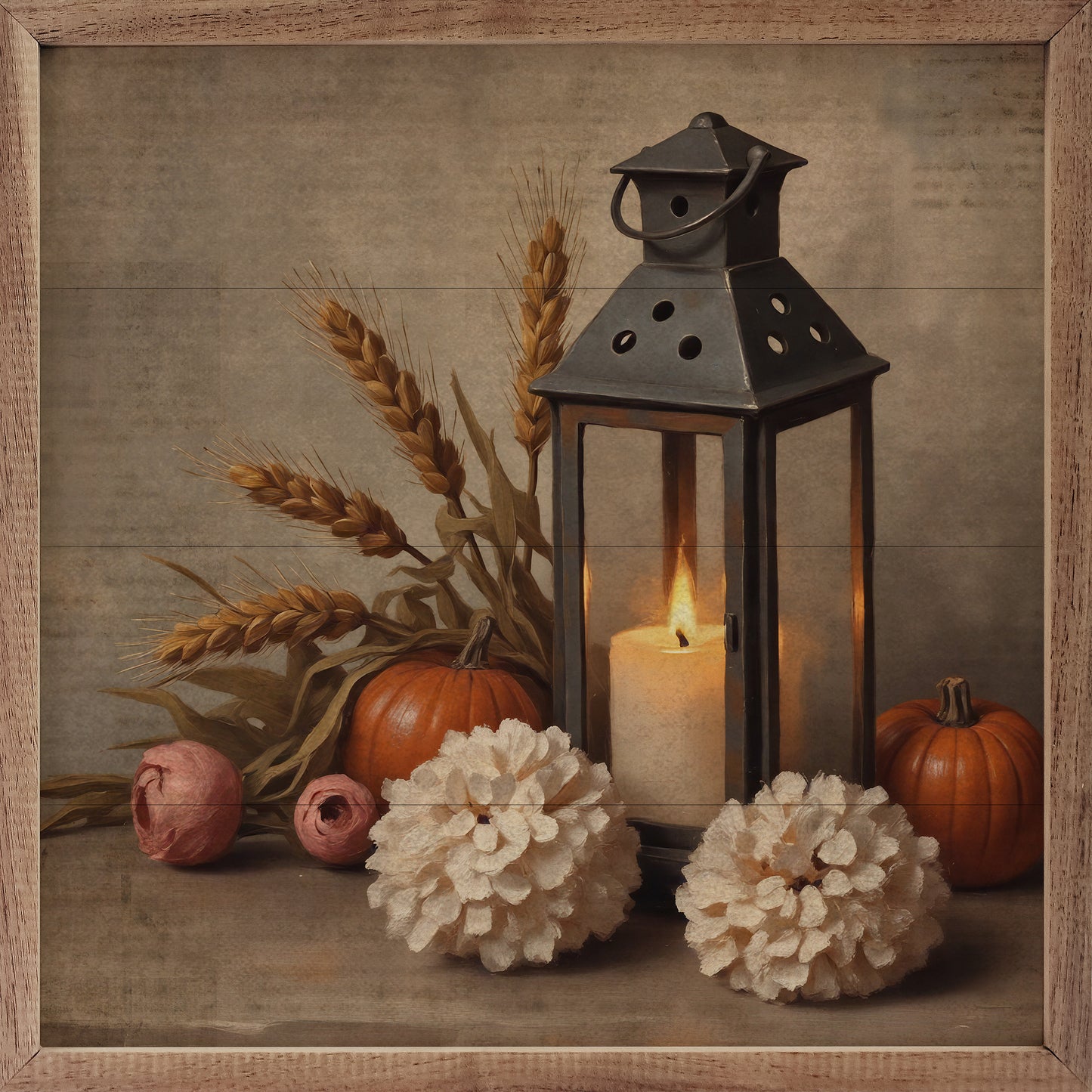 R - Autumn Lantern 4"x4"