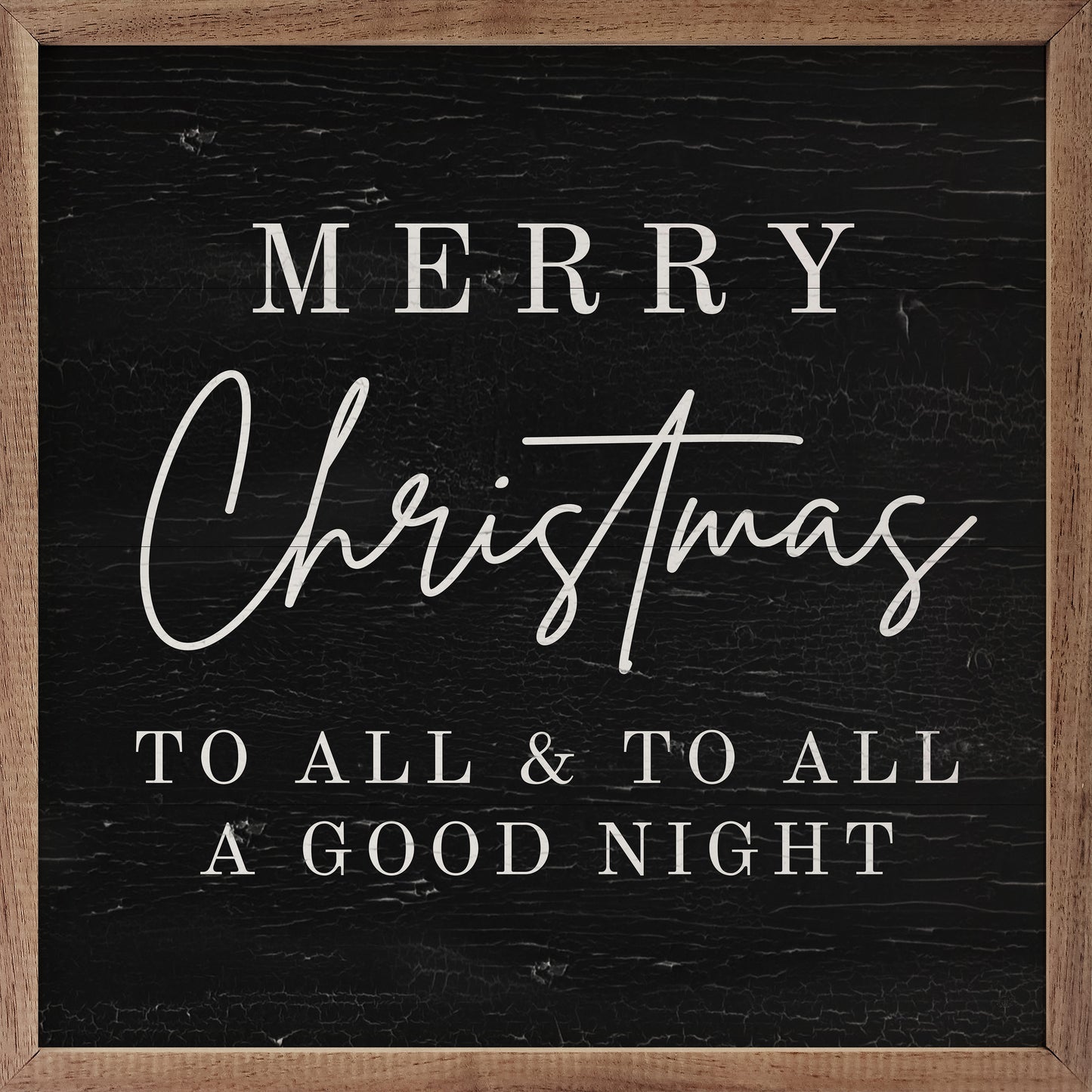 RD - Merry Christmas to All Black 4"x4"