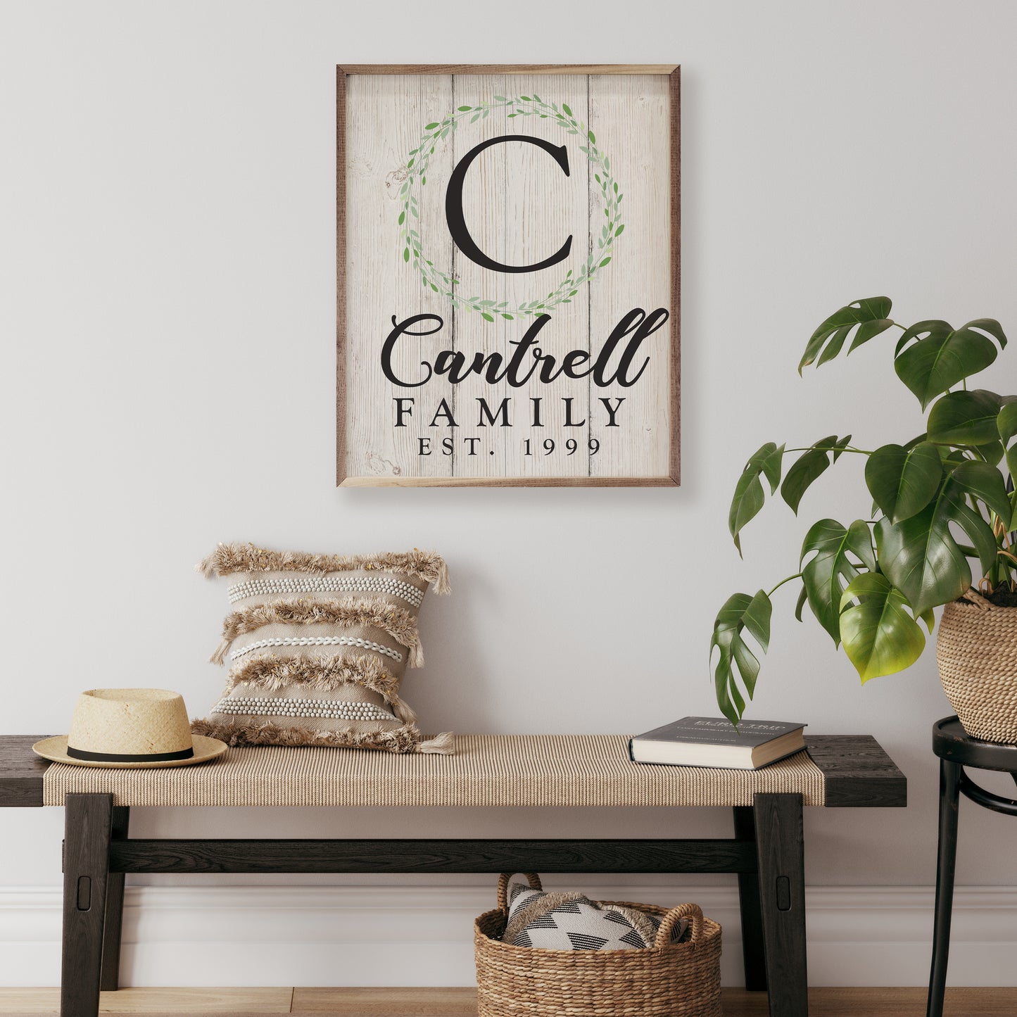 Family Name and Est Year | Personalized Wood Sign