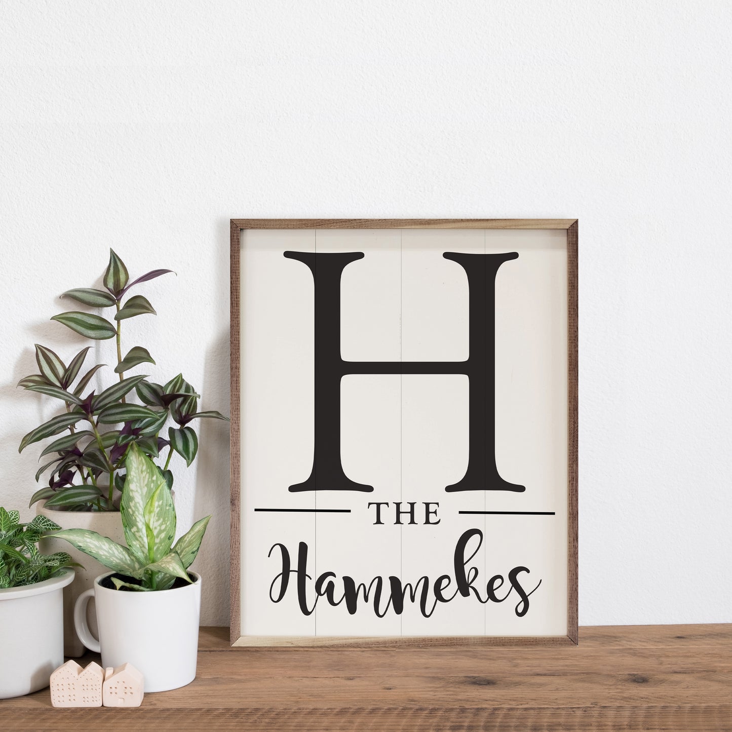 Family Name Cursive | Personalized Wood Sign