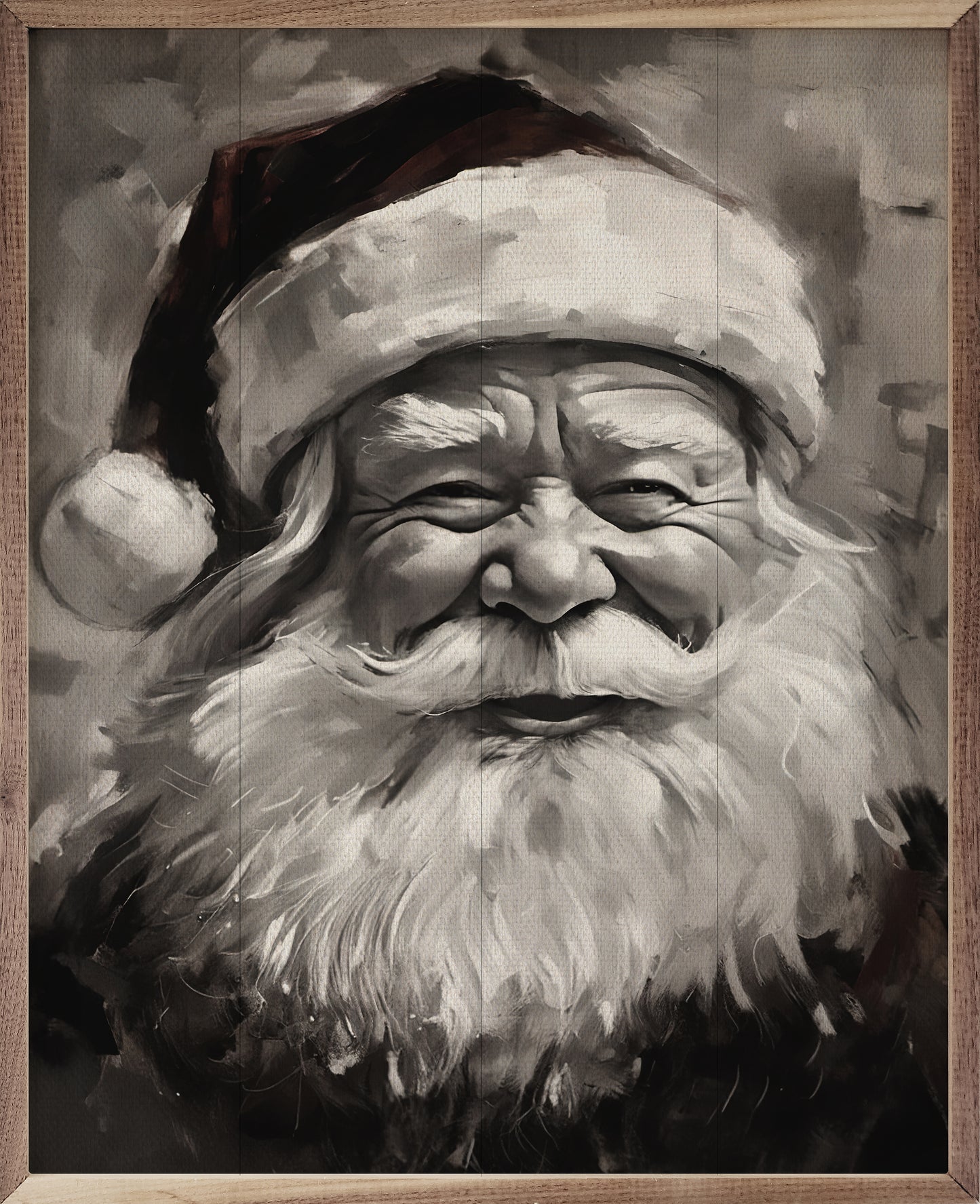 RD - Santa BW 16"x20"