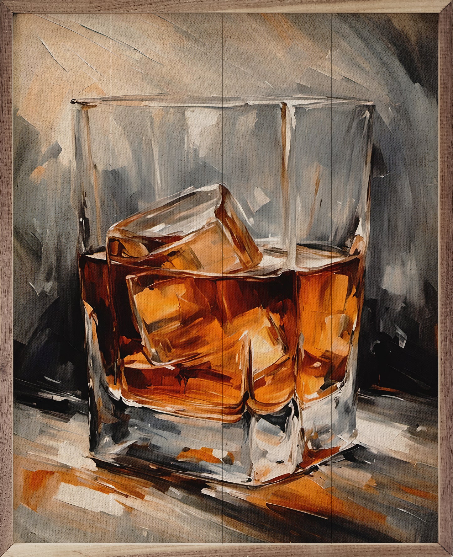 R - Whiskey Glass 8"x10"