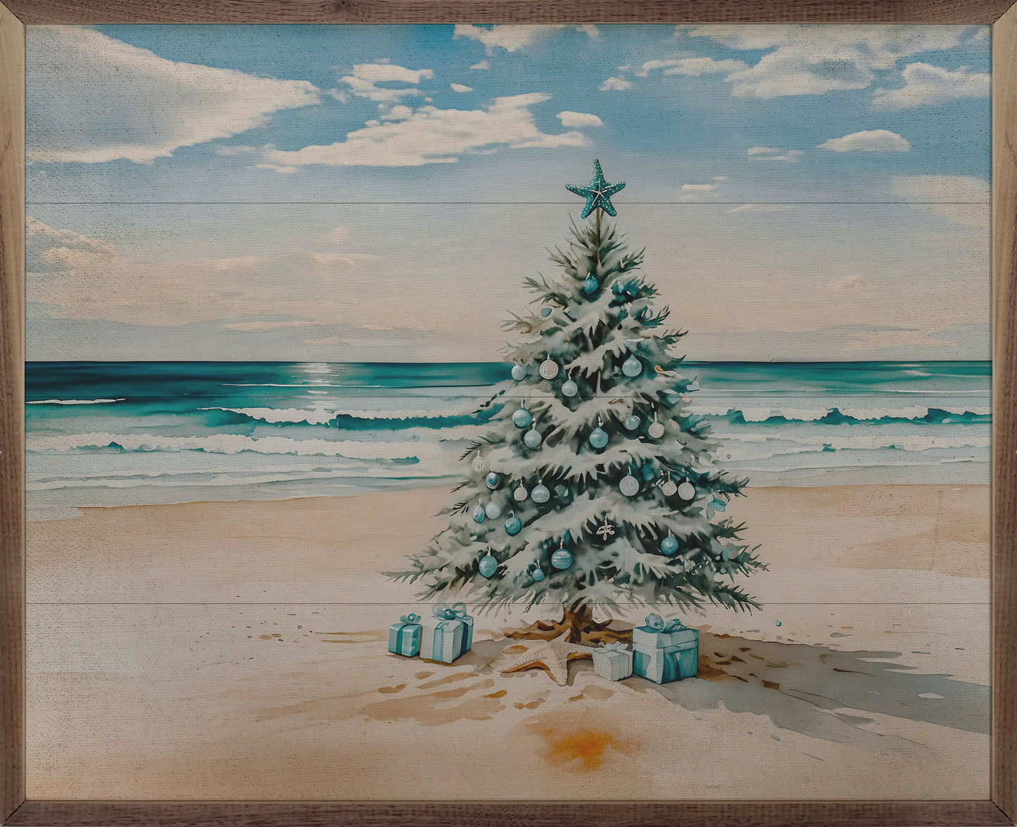 RD - Beach Holiday Tree 10x8"