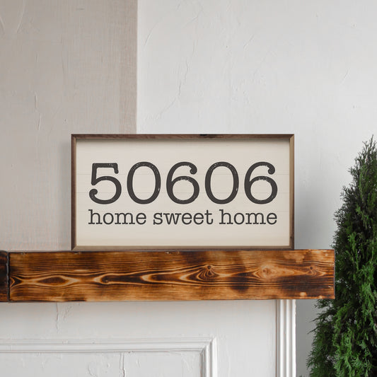 Home Sweet Home | Personalized Wood Sign