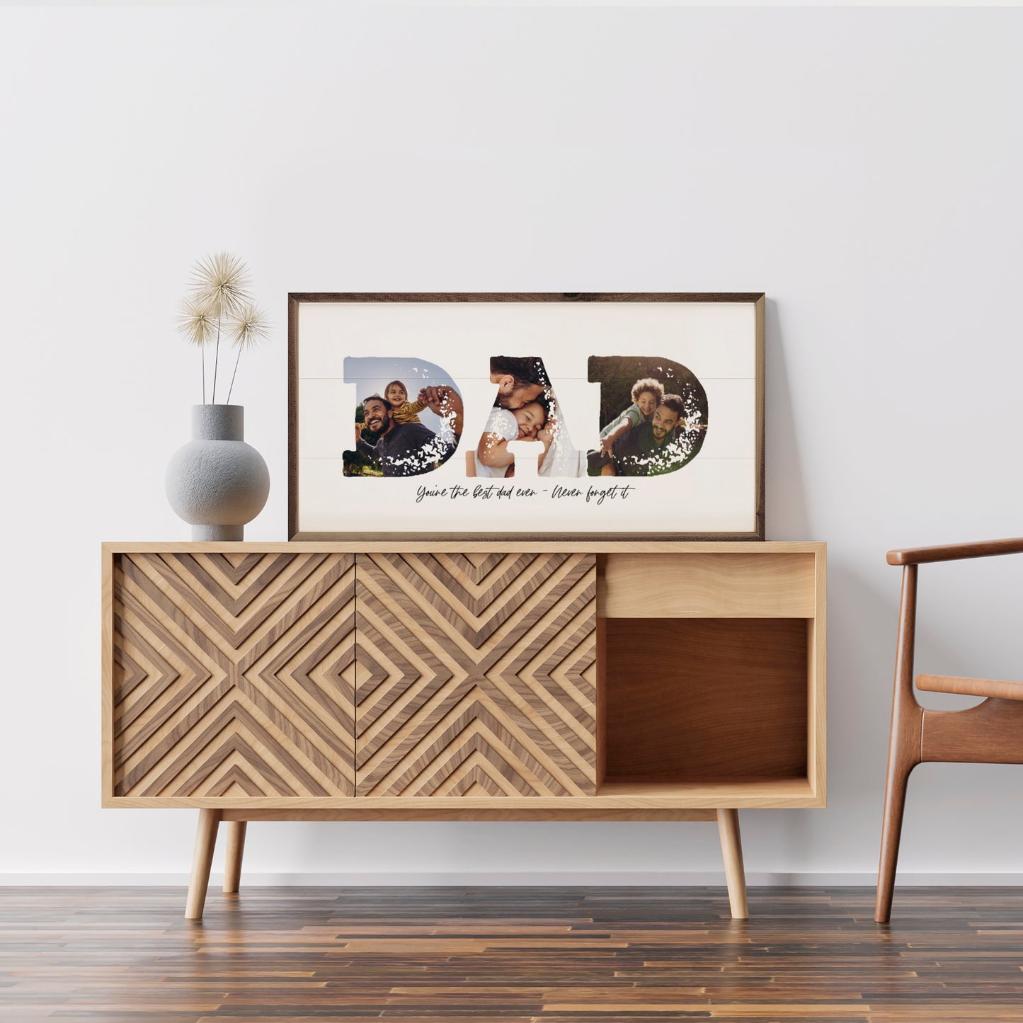 Dad Photo Collage | Personalized Wood Sign