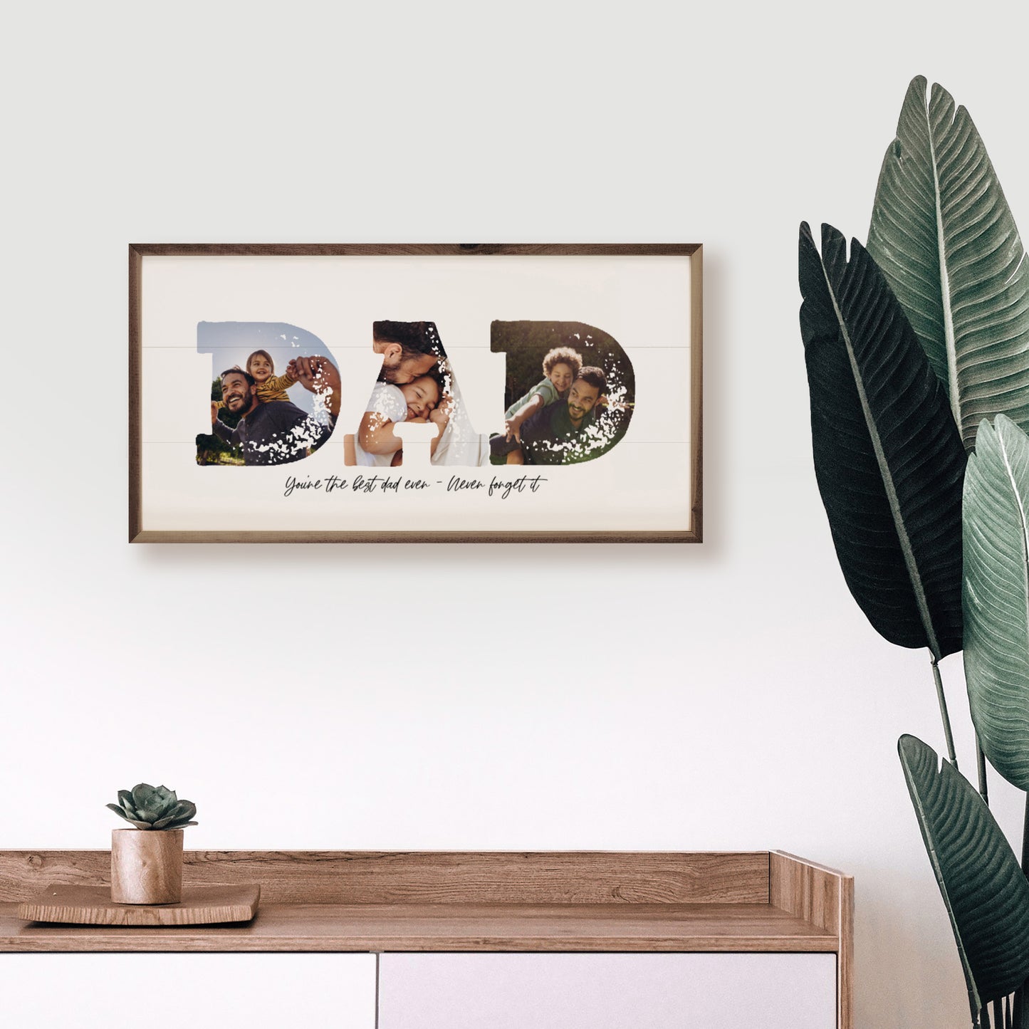 Dad Photo Collage | Personalized Wood Sign