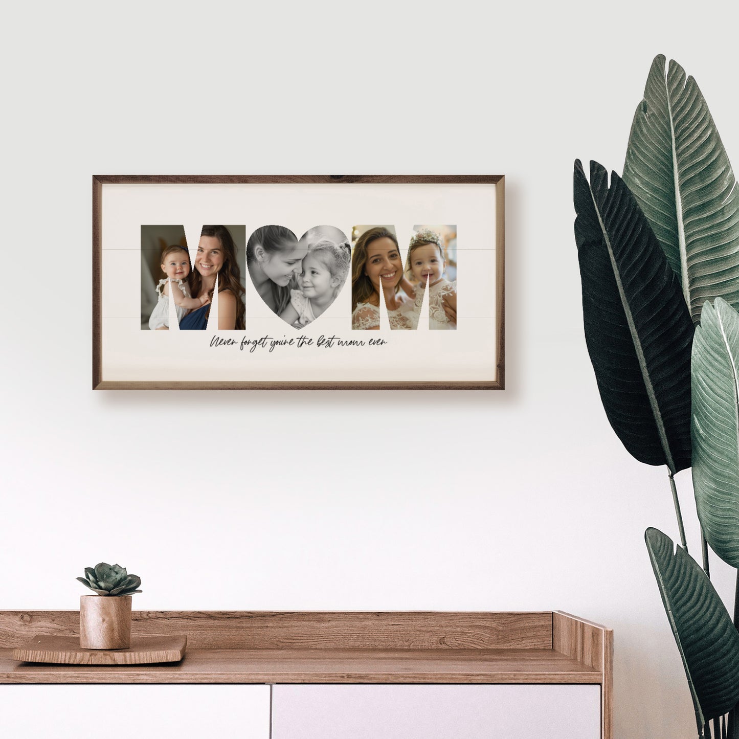 Mom Photo Collage | Personalized Wood Sign