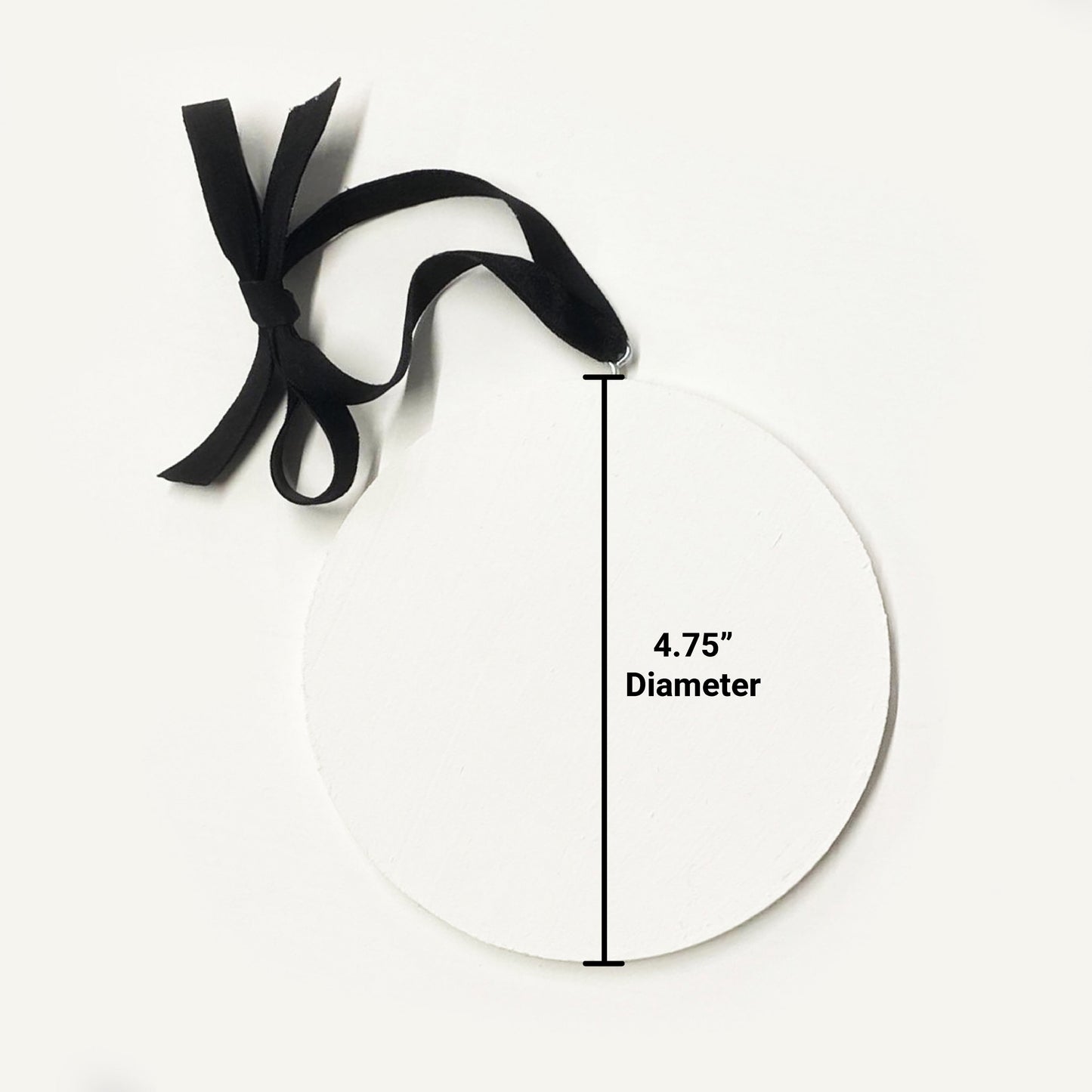 Count Your Blessings Autumn Wreath White Ornament