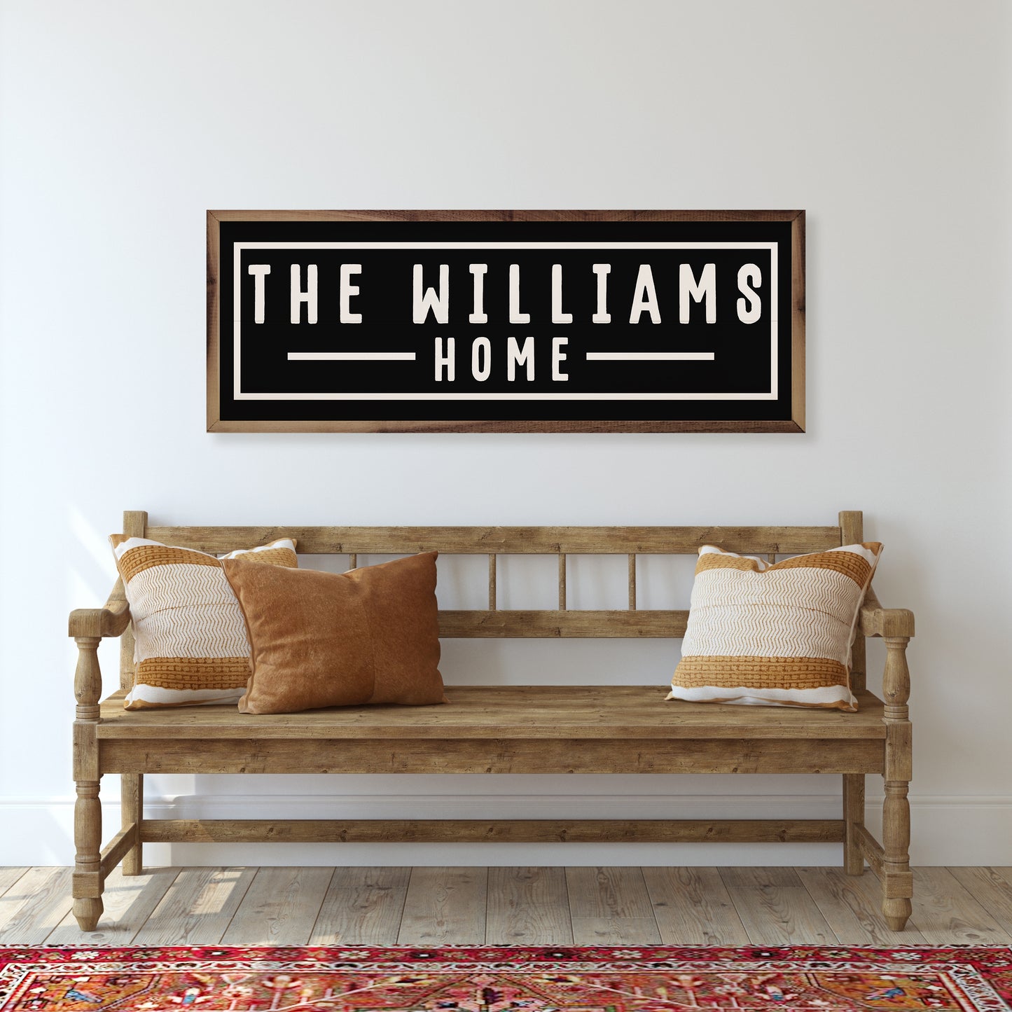 Last Name Home | Personalized Wood Sign