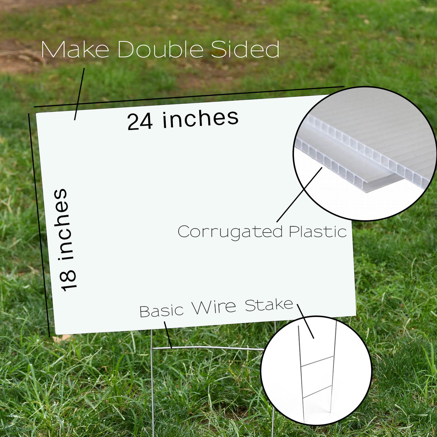 Personalized Graduate Yard Sign - 24x18
