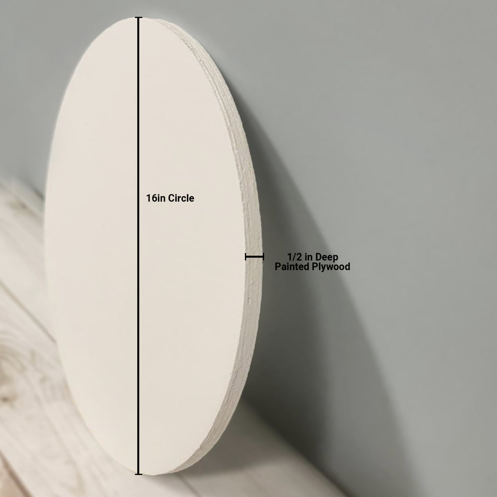 Personalized Address Greenery Whitewash Wood Circle – Shimlee