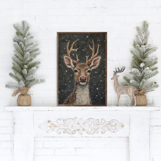 Reindeer With A Red Nose