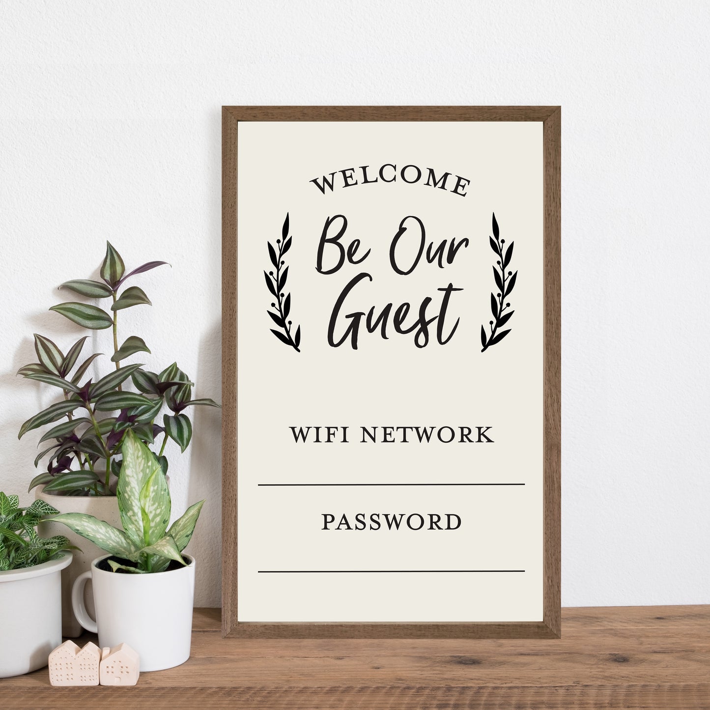 Whiteboard Welcome Be Our Guest Wifi Password