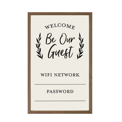 Whiteboard Welcome Be Our Guest Wifi Password