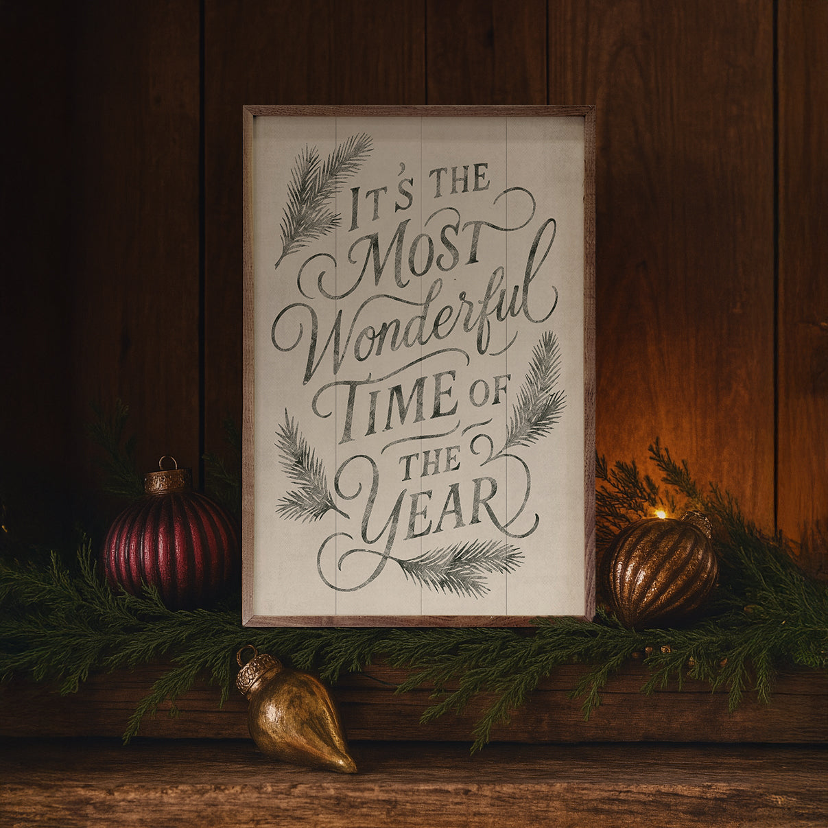 RD - It's the Most Wonderfaul Time o the Year - 5x8"