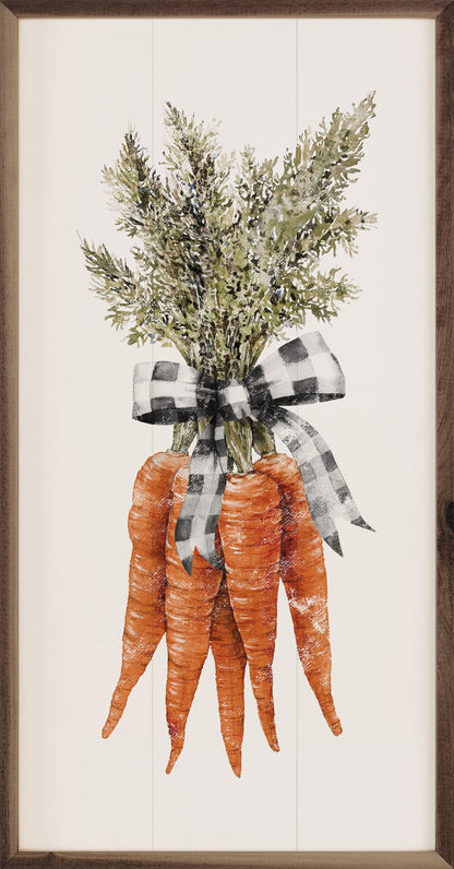 R - Group of Carrots with Bow 20"x40"