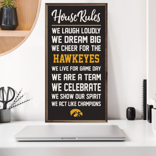 House Rules Iowa 12x24 / Black