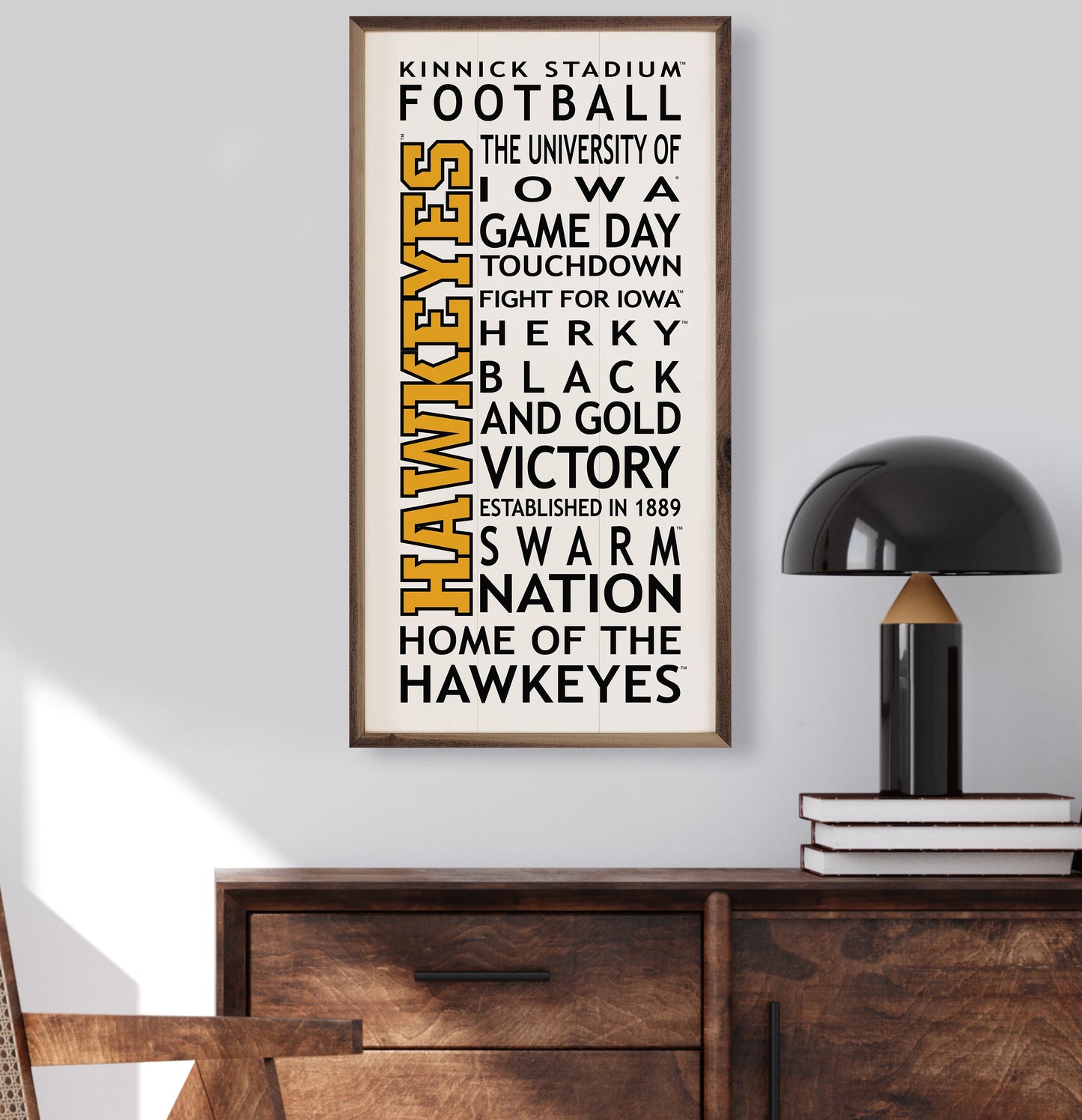 Hawkeye Words Whitewash 12x24 / Whitewash