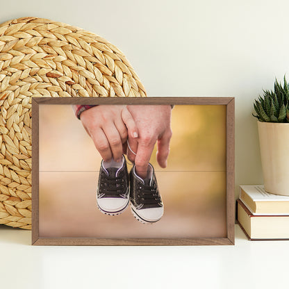 Landscape | Walnut Framed Wood Print