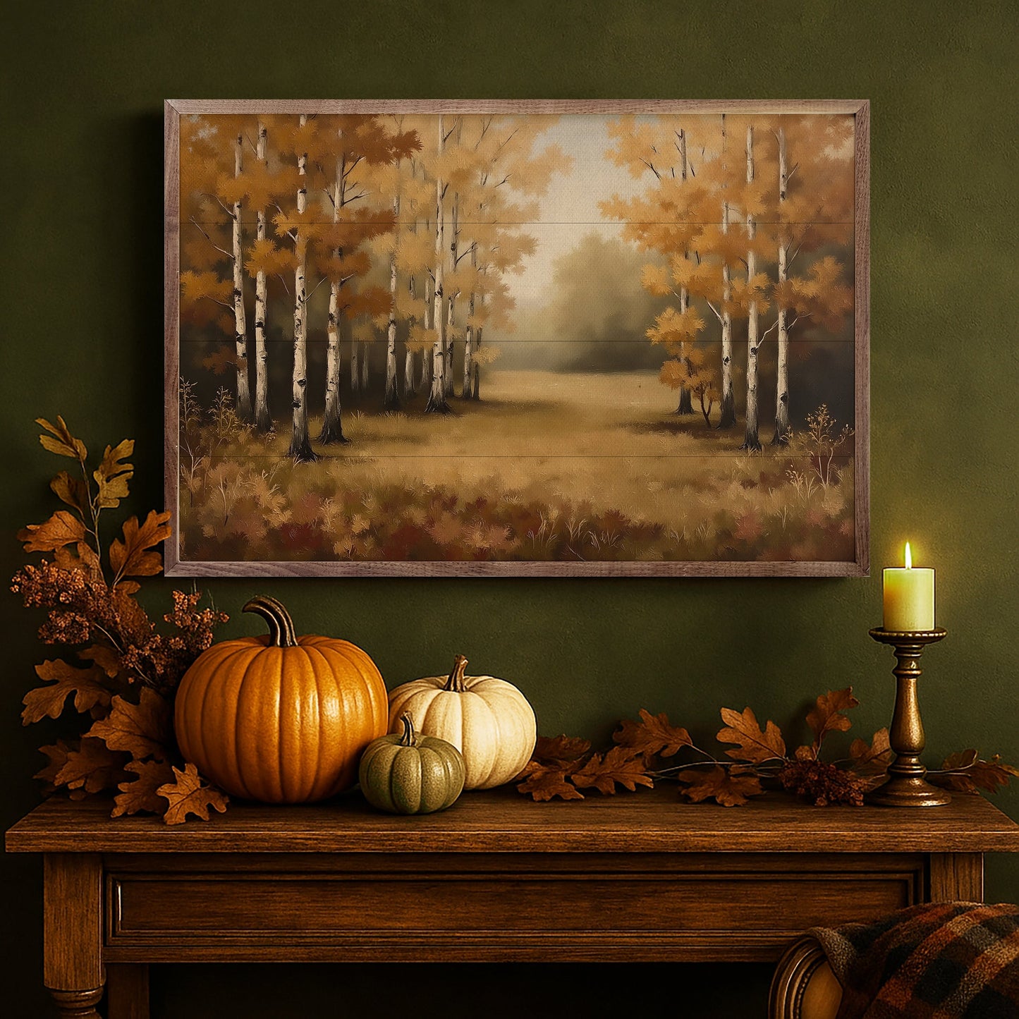 Autumn’s Birch Forest