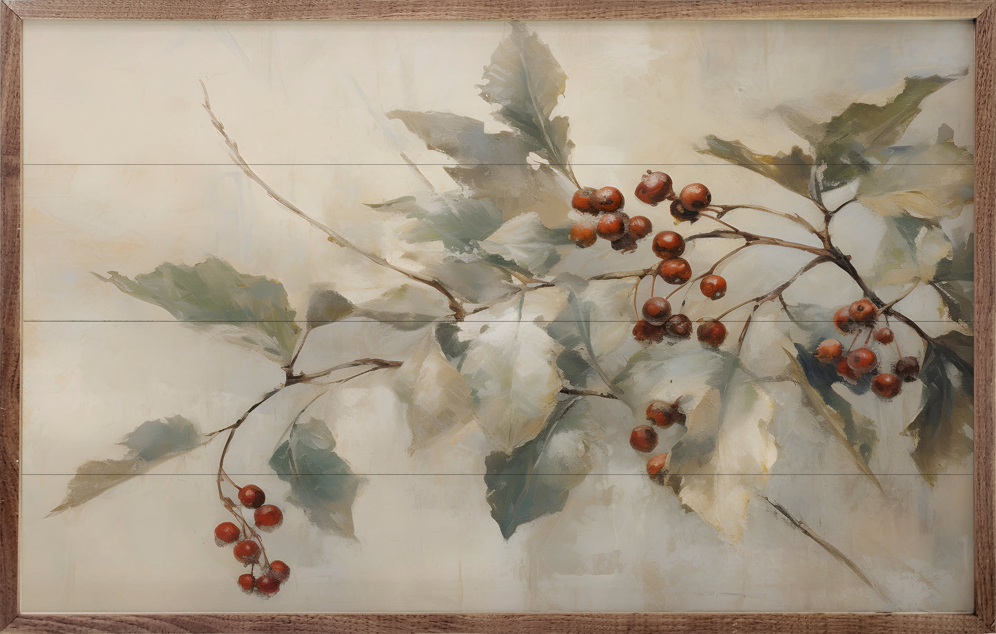 Holly With Berries I By Petals Prints Designs