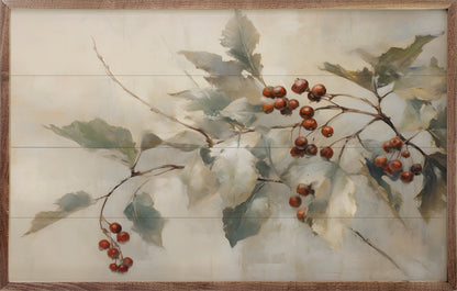 Holly With Berries I By Petals Prints Designs