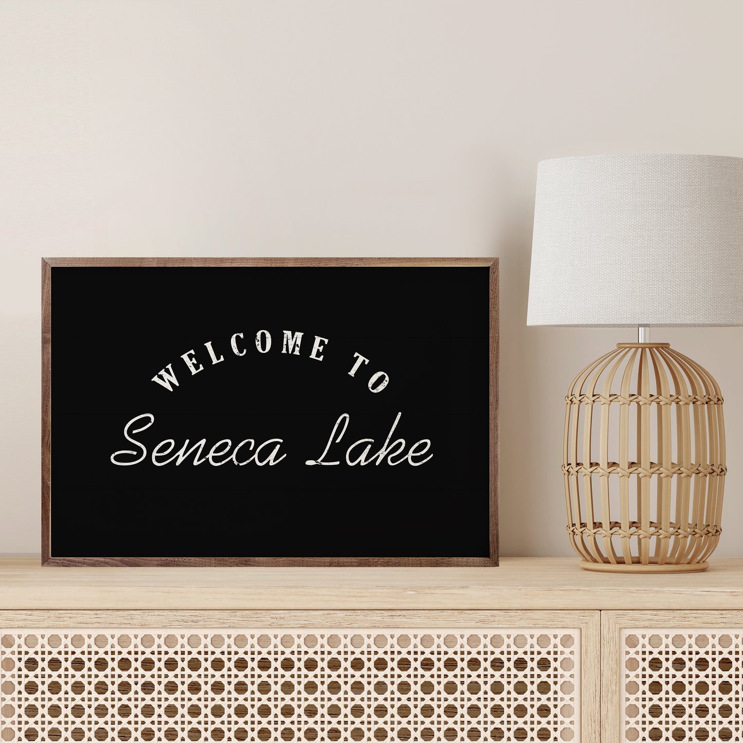 Welcome To Arch | Personalized Wood Sign