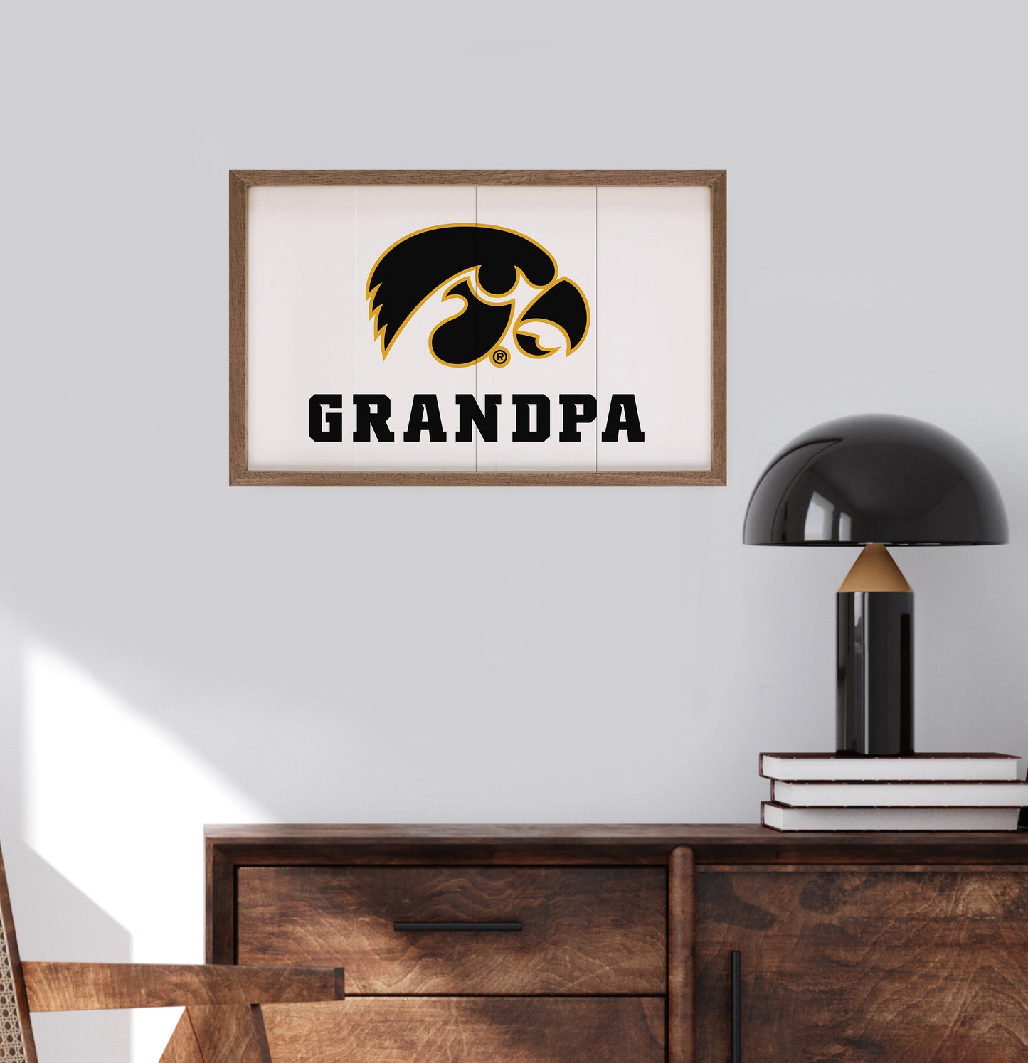 Grandpa Iowa 16x10 / White