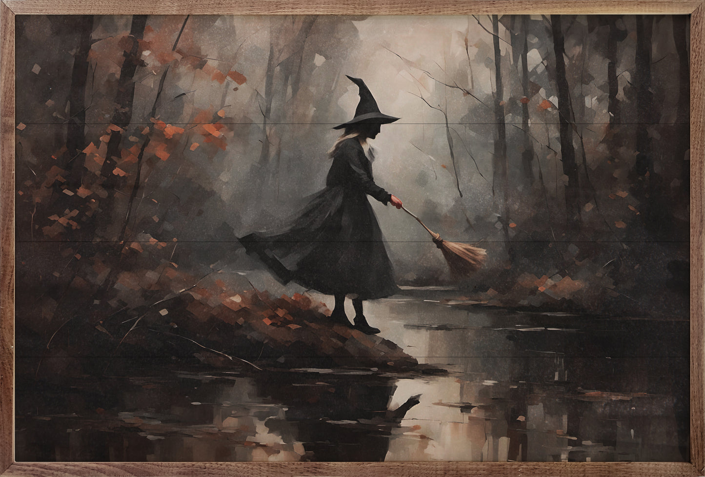 R - Witch Hunt In Forest 16"x10"