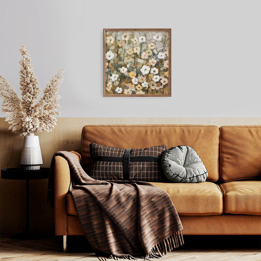 Abstracted Florals 3 Neutral By Nina Blue