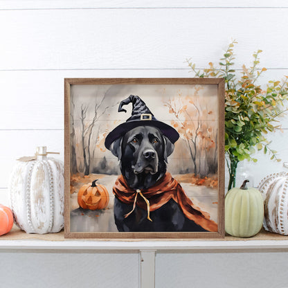 Halloween Black Lab