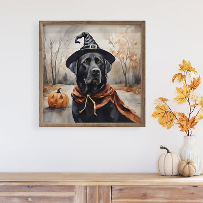 Halloween Black Lab