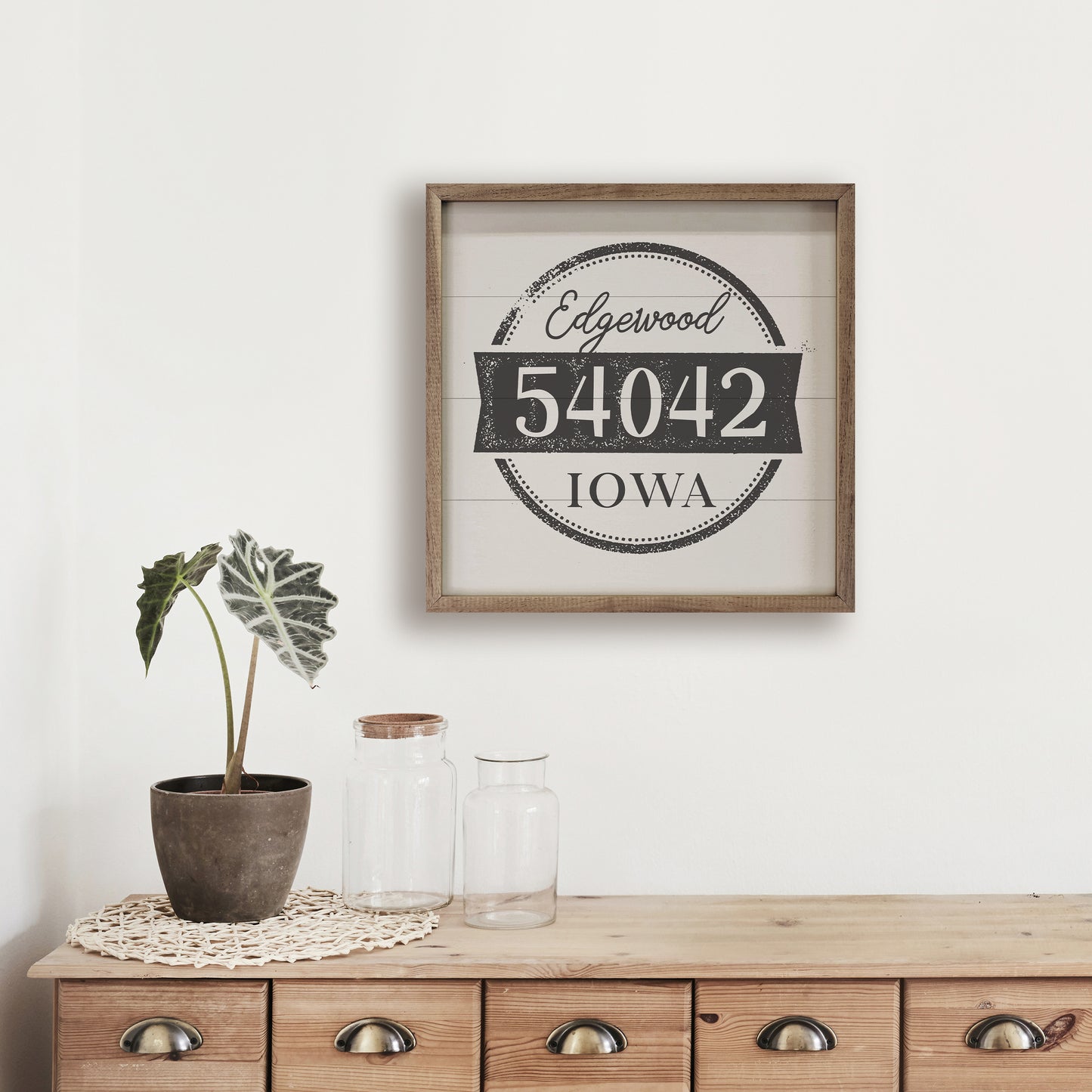 Vintage City Banner | Personalized Wood Sign