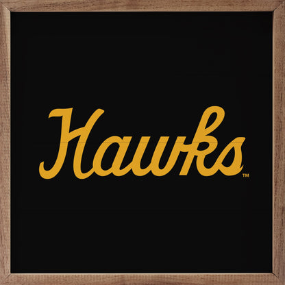 Retro Script Nickname University Of Iowa Black