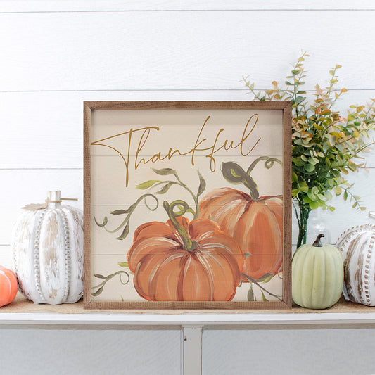 R - Thankful Pumpkins 24"x24"