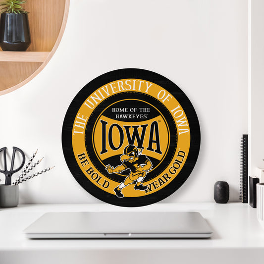 Traditional University Iowa Circle