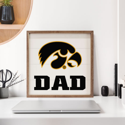 Dad Iowa 16x16 / White