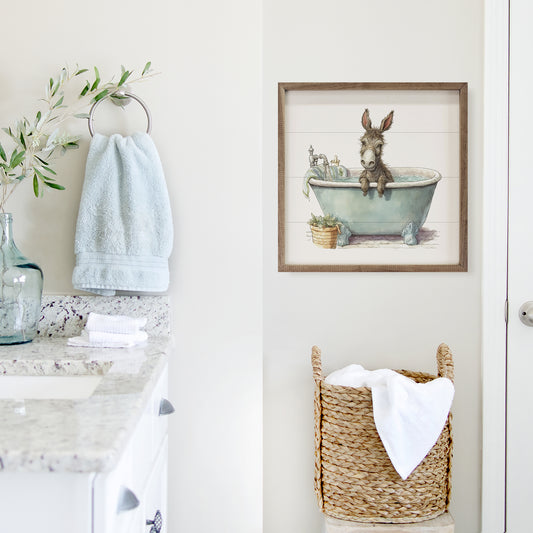 R - Donkey Green Tub 24"x24"