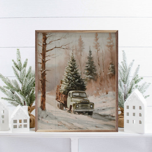 Christmas Tree Delivery Truck