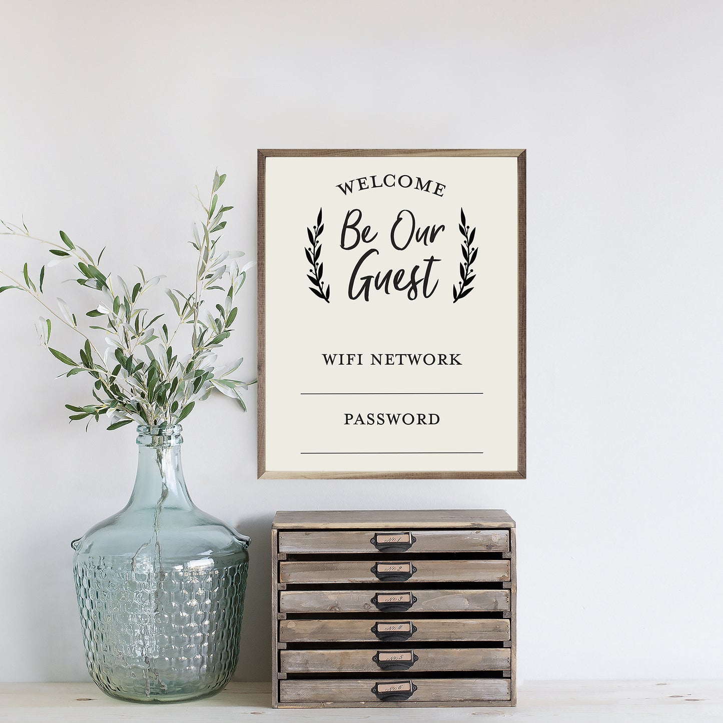 Whiteboard Welcome Be Our Guest Wifi Password