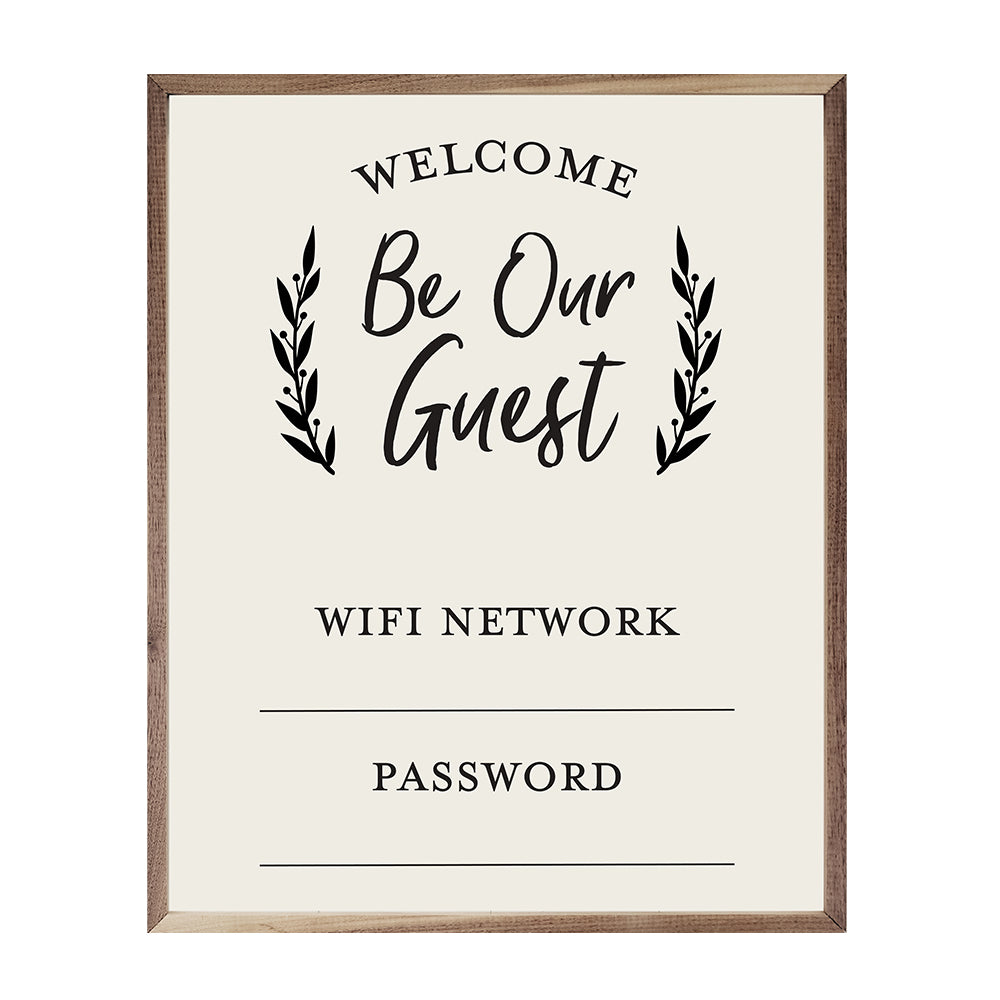 Whiteboard Welcome Be Our Guest Wifi Password