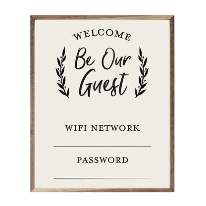 Whiteboard Welcome Be Our Guest Wifi Password