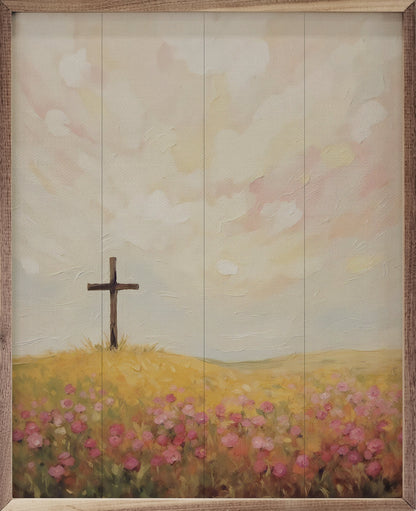 Cross In Summer Field