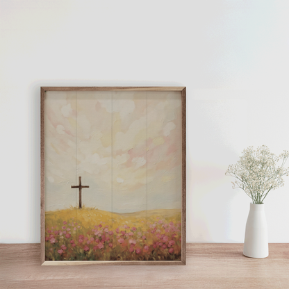 Cross In Summer Field