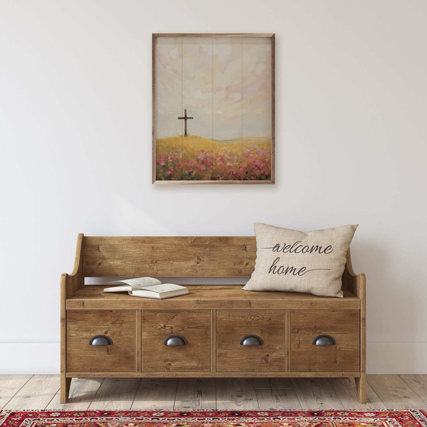 Cross In Summer Field